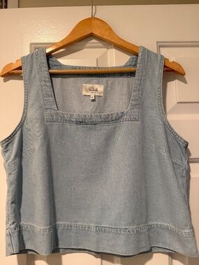 Rails denim top